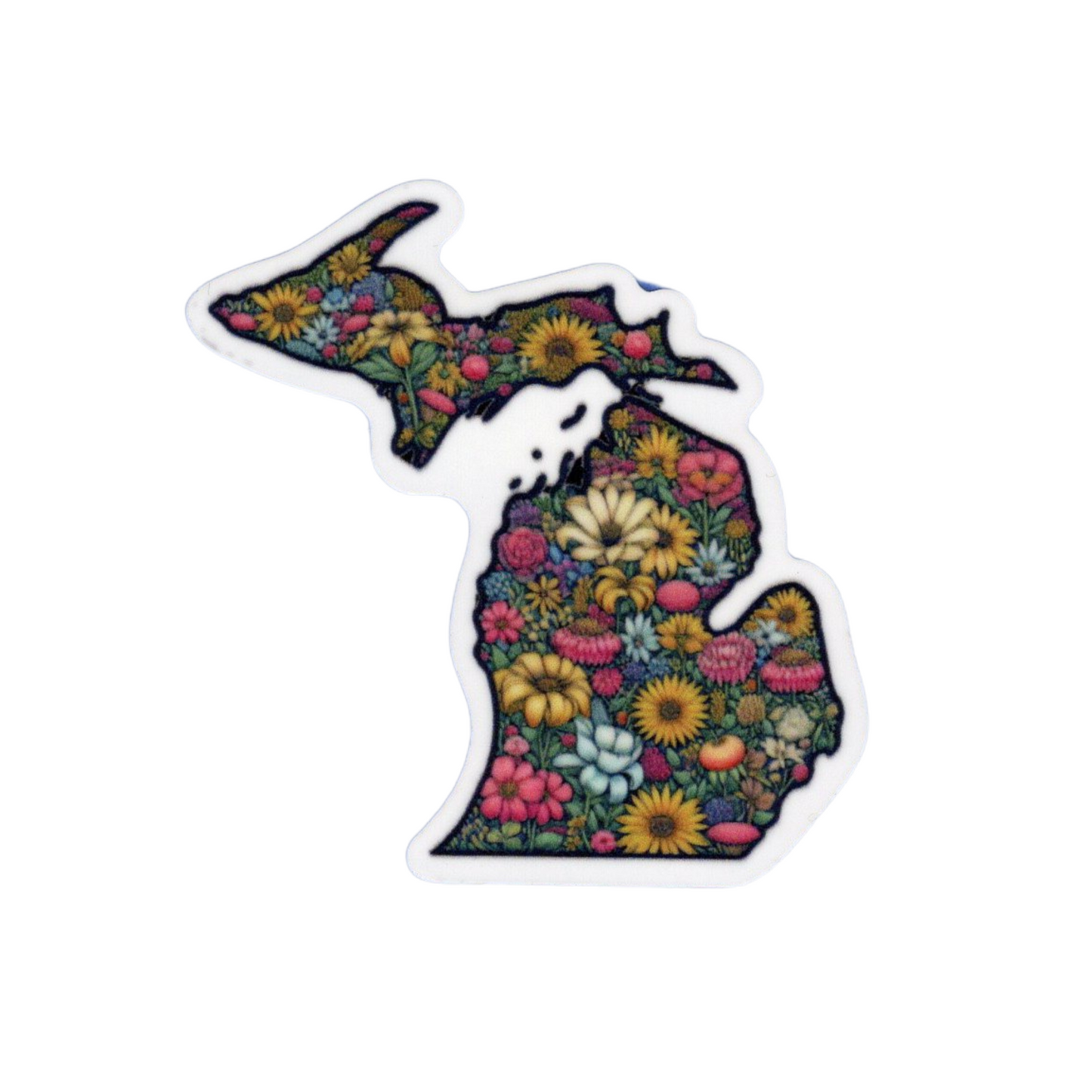 Michigan Spring Blooms Vinyl Sticker – A Celebration of Fresh Starts 2