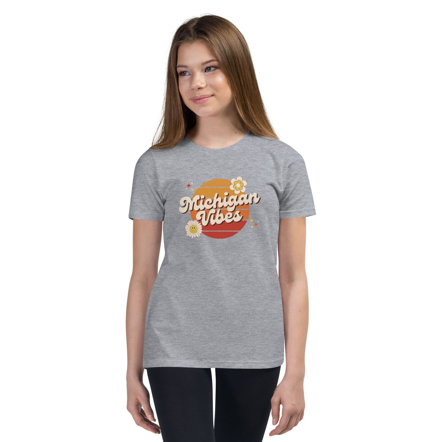 Retro Michigan Vibes Youth T-Shirt