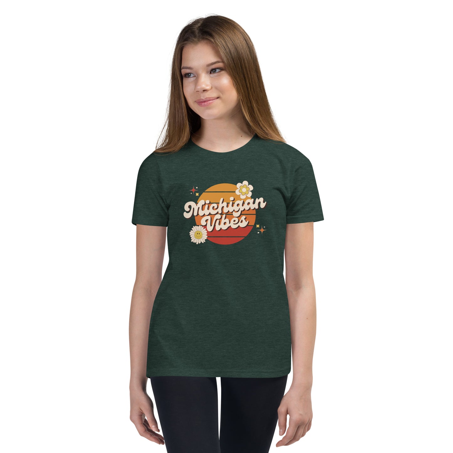 Retro Michigan Vibes Youth T-Shirt