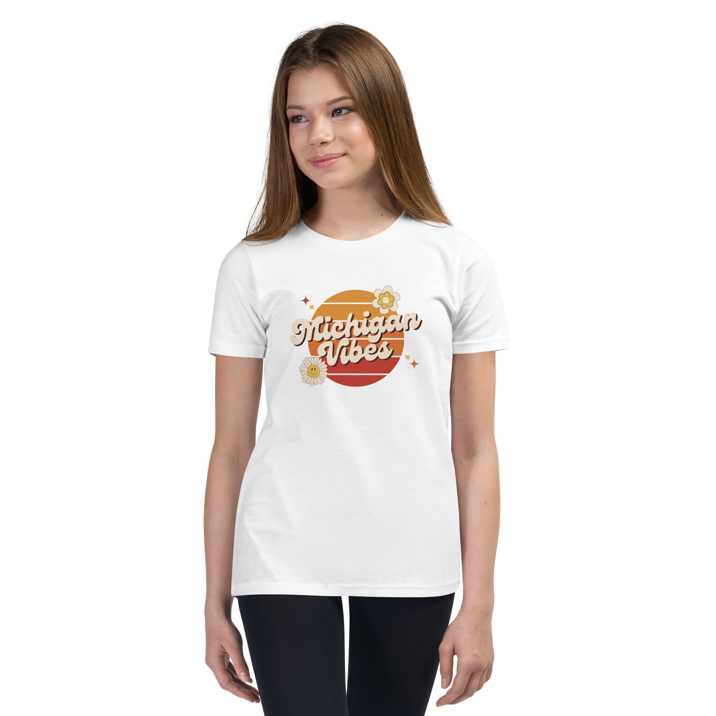 Retro Michigan Vibes Youth T-Shirt